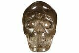 Carved, Smoky Quartz Crystal Skull #108767-1